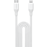 Кабель USB Type-C - Lightning, 2м, Momax 1-Link Flow CL+ White (DL55W)