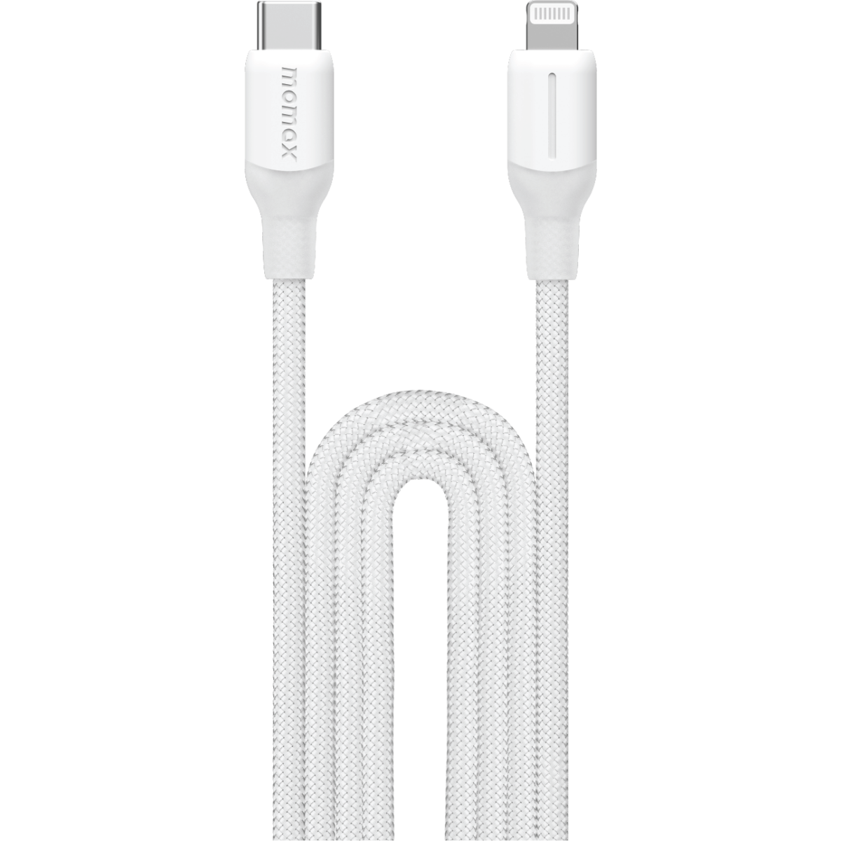 Кабель USB Type-C - Lightning, 2м, Momax 1-Link Flow CL+ White (DL55W)