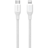 Кабель USB Type-C - Lightning, 2м, Momax 1-Link Flow CL+ White (DL55W)