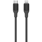Кабель USB Type-C - Lightning, 2м, Momax 1-Link Flow CL+ Black (DL55D)