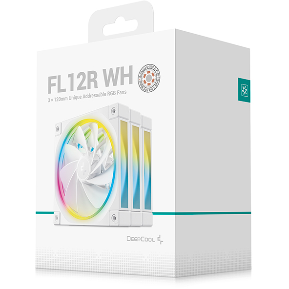 Вентилятор для корпуса DeepCool FL12R WH (3 шт.) - FL12R WH-3 IN 1 - фото 7