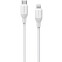 Кабель USB Type-C - Lightning, 1.2м, Momax 1-Link Flow LC White (DL53W) - фото 2