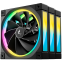 Вентилятор для корпуса DeepCool FL12R ARGB Black (3 шт.) - FL12R-3 IN 1