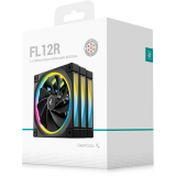 Вентилятор для корпуса DeepCool FL12R ARGB Black (3 шт.) (FL12R-3 IN 1)