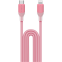 Кабель USB Type-C - Lightning, 1.2м, Momax 1-Link Flow LC Pink (DL53P)