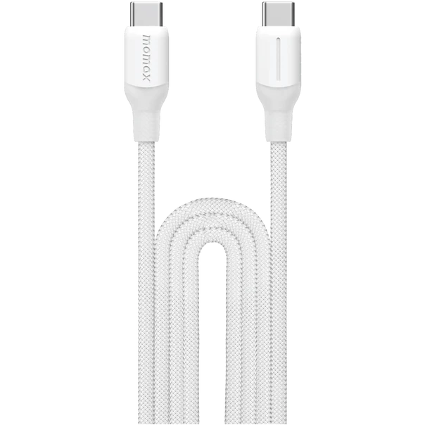 Кабель USB Type-C - USB Type-C, 3м, Momax 1-Link Flow White (DC26W)