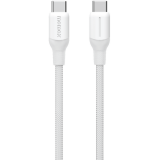 Кабель USB Type-C - USB Type-C, 2м, Momax 1-Link Flow White (DC25W)