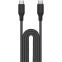 Кабель USB Type-C - USB Type-C, 2м, Momax 1-Link Flow Black (DC25D)