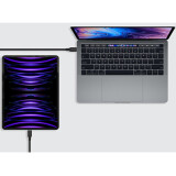 Кабель USB Type-C - USB Type-C, 2м, Momax 1-Link Flow Black (DC25D)