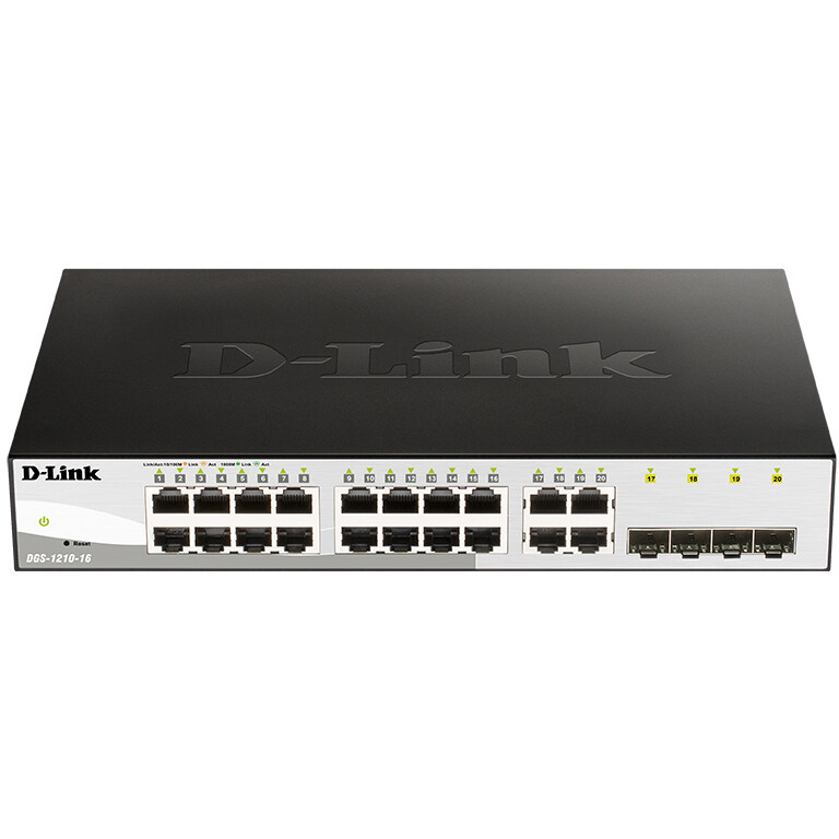 Коммутатор (свитч) D-Link DGS-1210-16