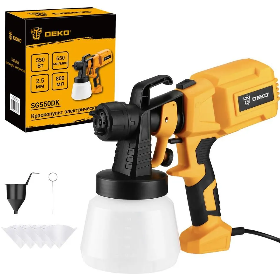 Краскопульт DEKO SG550DK - 083-1131 - фото 4