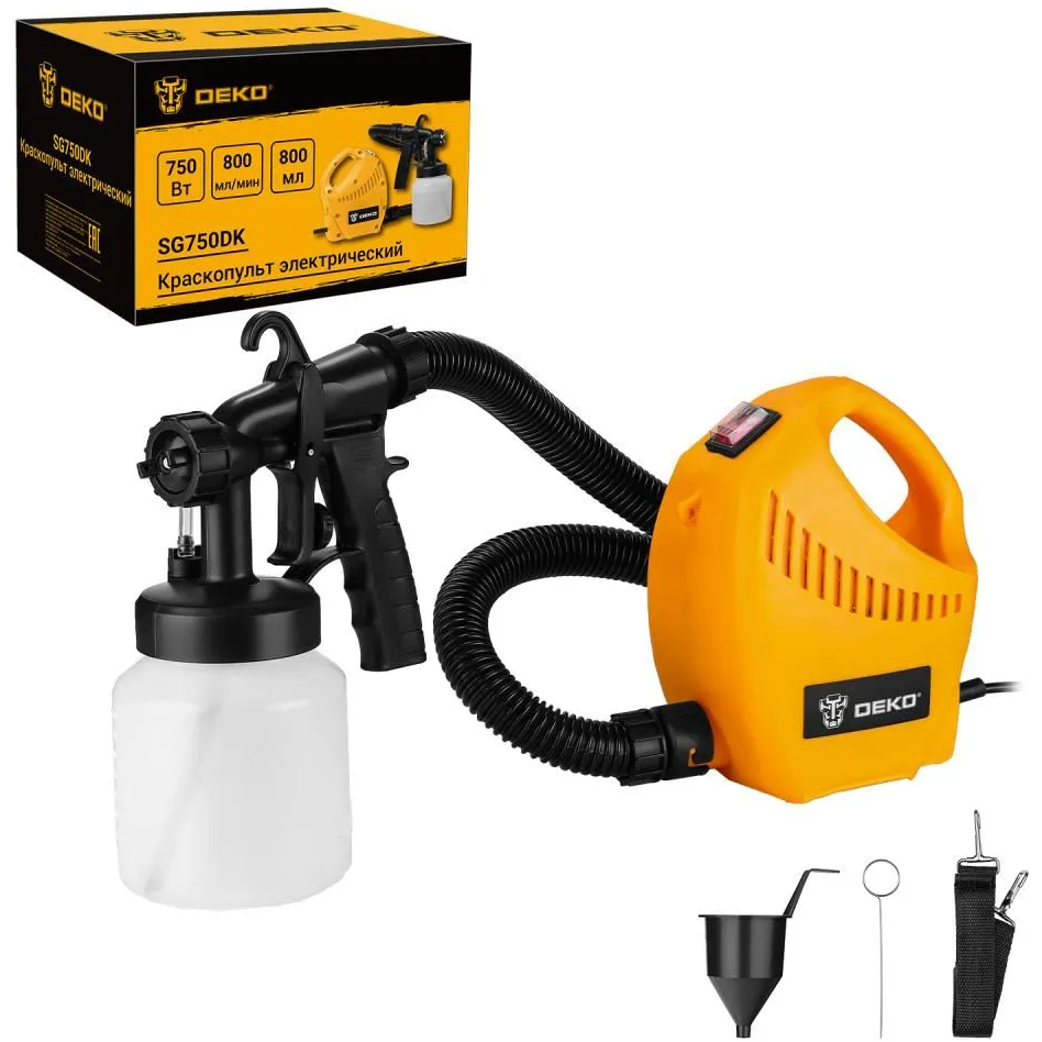 Краскопульт DEKO SG750DK - 083-1127 - фото 4