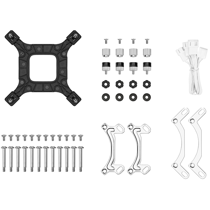Система жидкостного охлаждения DeepCool LE360 WH V2 - R-LE360-WHAMMN-G-2 - фото 5