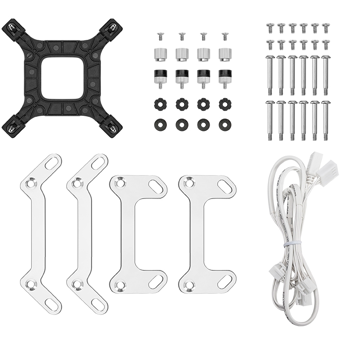 Система жидкостного охлаждения DeepCool LQ360 WH - R-LQ360-WHDSMC-G-1 - фото 5