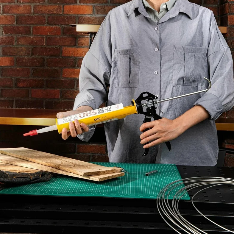 Пистолет для герметика Deli DL2370A - фото 7