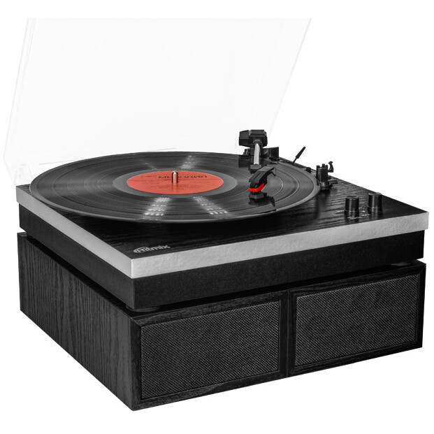 Виниловый проигрыватель Ritmix LP-380B Black Wood - фото 2