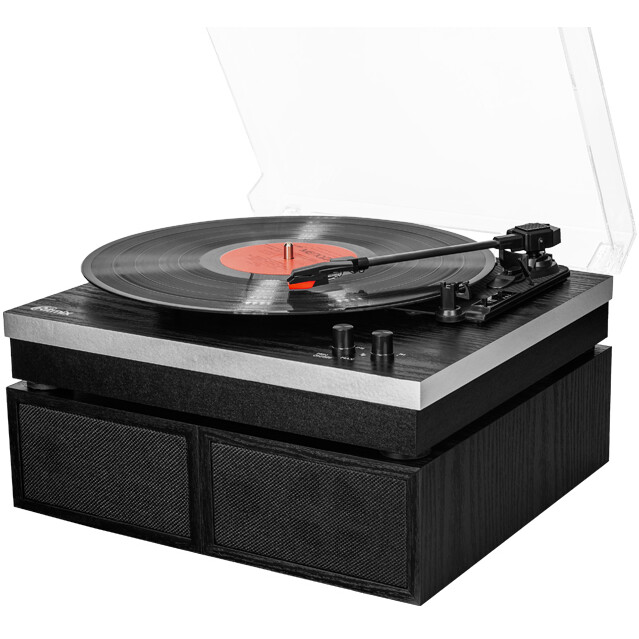 Виниловый проигрыватель Ritmix LP-380B Black Wood - фото 3