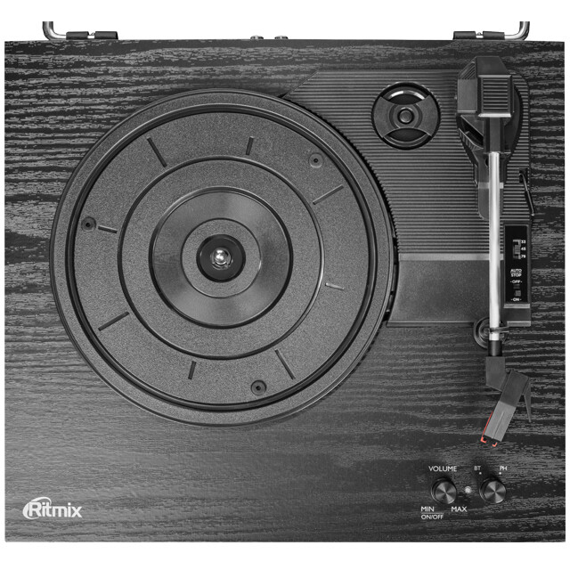 Виниловый проигрыватель Ritmix LP-380B Black Wood - фото 4