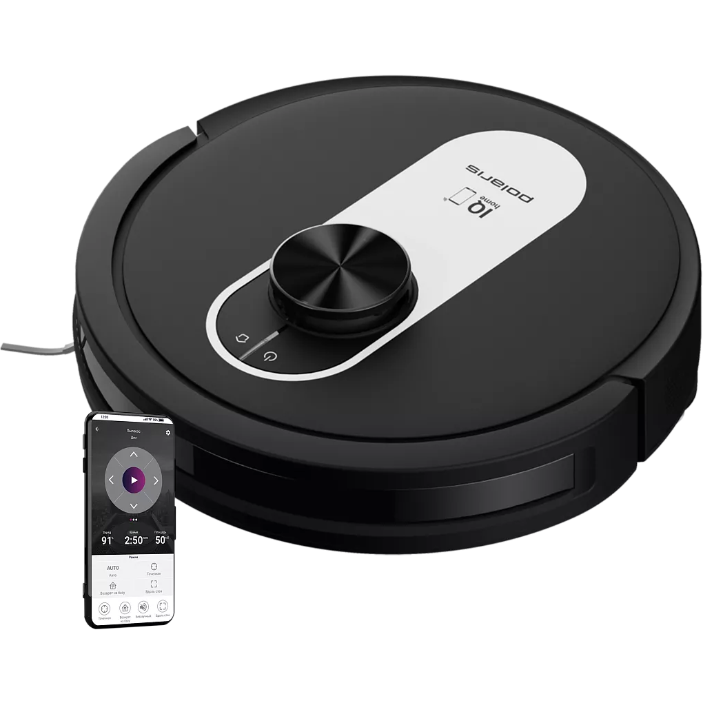 Робот-пылесос Polaris PVCR 4250 Wi-Fi IQ Home Black
