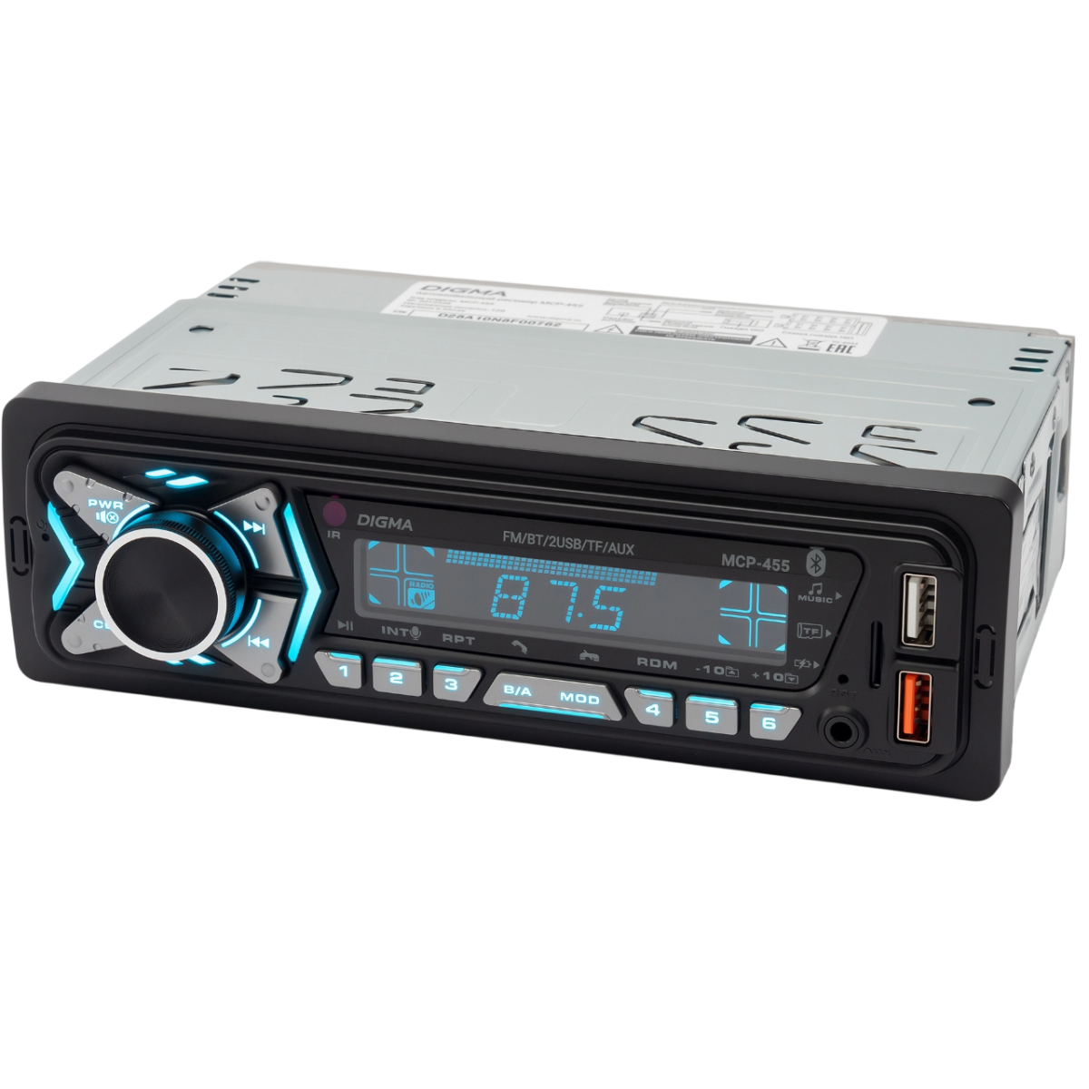 Автомагнитола Digma MCP-455