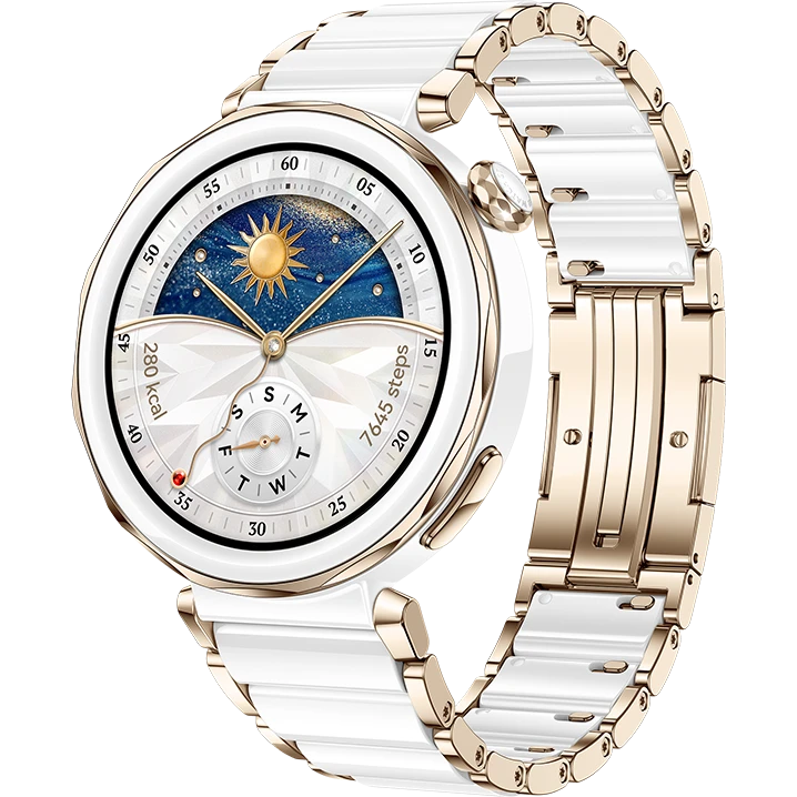 Умные часы Huawei Watch GT 5 Pro 43mm Ceramic White (JNA-B29) - 709616