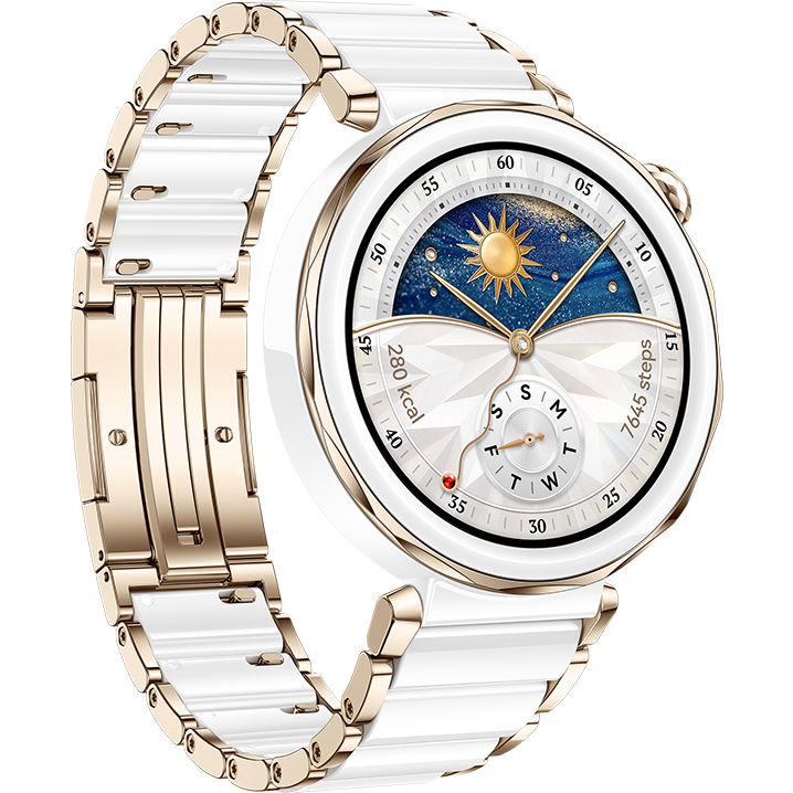 Умные часы Huawei Watch GT 5 Pro 42mm Ceramic White (JNA-B29) - 709616/6942103131691 - фото 3