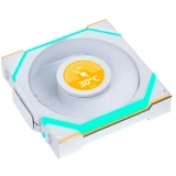 ..... Вентилятор для корпуса Lian Li UNI Fan SL Wireless LCD 120 Reverse Blade White (3 шт.), Б/У (G99.12RSLLCD1W3W.R0)