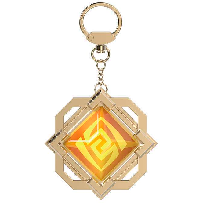 Брелок miHoYo Genshin Impact Liyue Rock Eye of God (6976068147541)