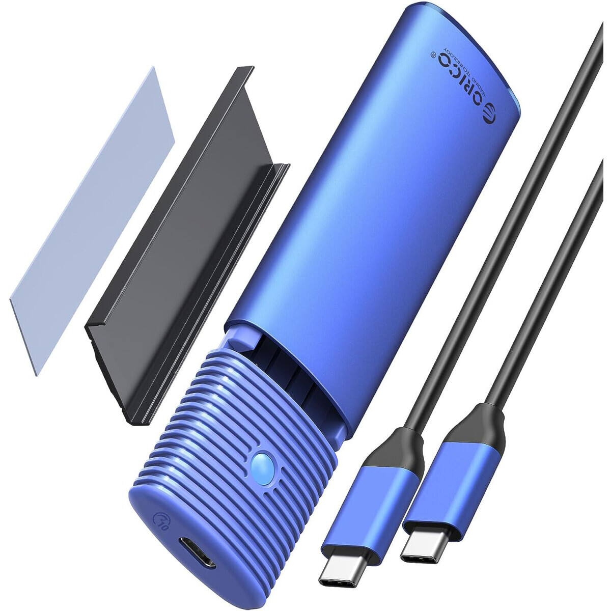 Внешний корпус для SSD M.2 Orico PWDM2-G2 Blue - ORICO-PWDM2-G2-BL-EP - фото 3