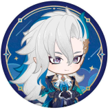 Значок miHoYo Genshin Impact Neuvillette Starlight Letters (6942421111559)