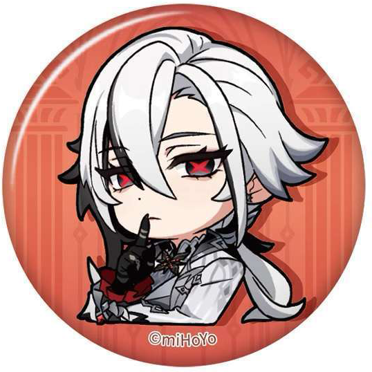 Значок miHoYo Genshin Impact Q Version Fatui Arlecchino (6942421107651)