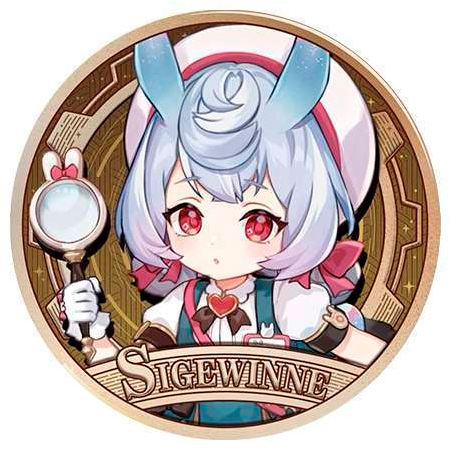 Значок miHoYo Genshin Impact 2024 Carnival Reunion Sigewinne (6942421136064)