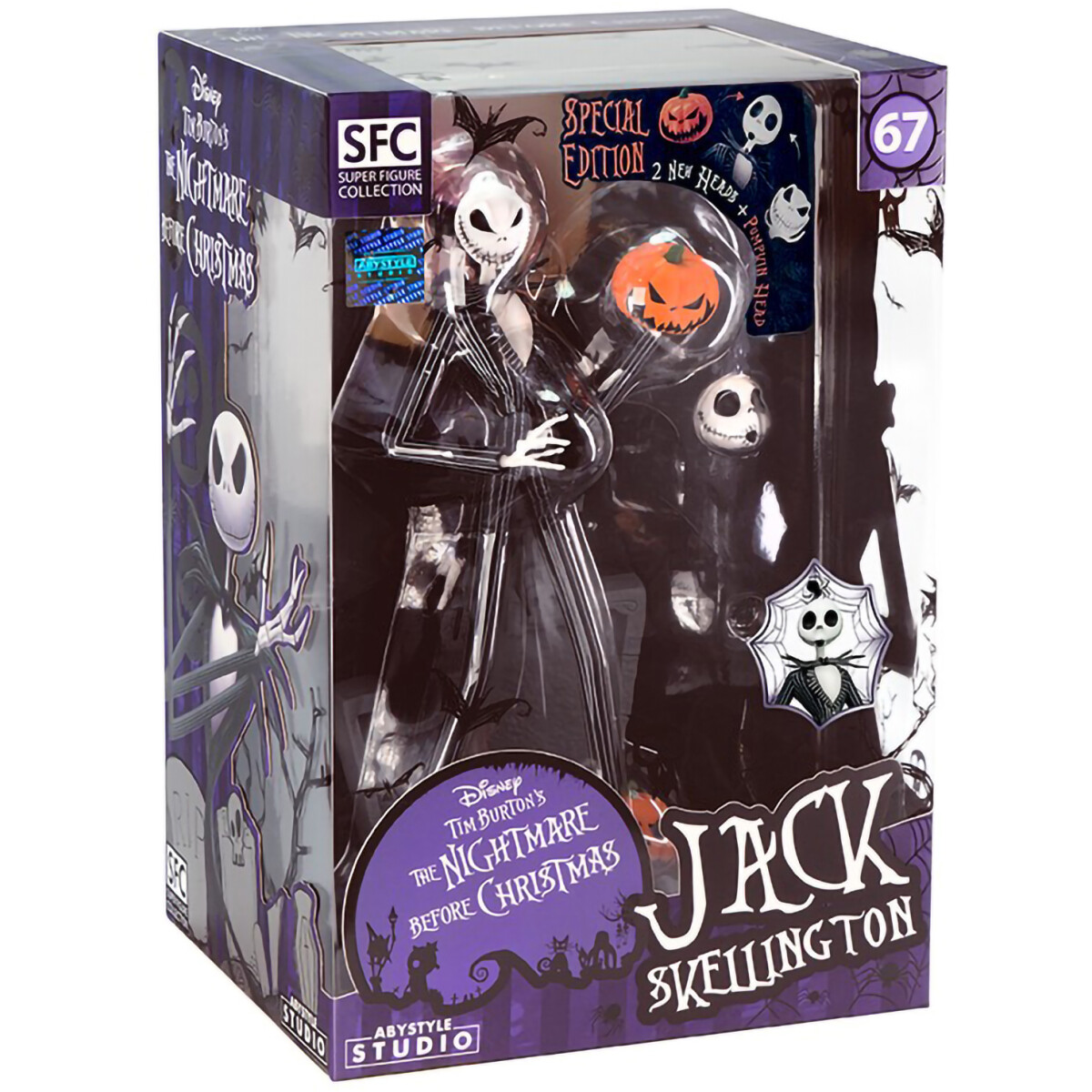 Фигурка ABYstyle Nightmare Before Christmas Jack Scary Smiling Face - ABYFIG133 - фото 7