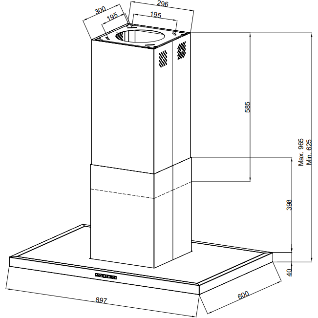 Вытяжка Kuppersberg DUDL 4 BL - фото 6