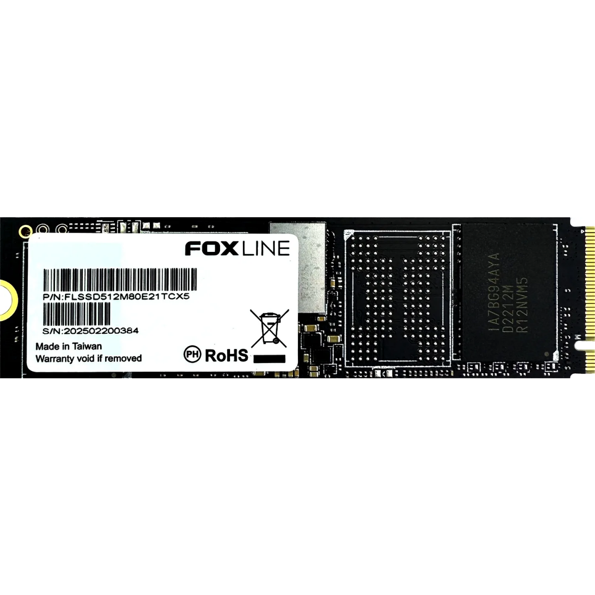 Накопитель SSD 512Gb Foxline (FLSSD512M80E21TCX5)