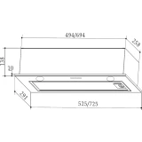 Вытяжка Weissgauff FIONA 60 BL (433179)