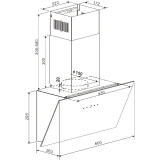 Вытяжка Weissgauff Zibal 60 BL Sensor (430903)