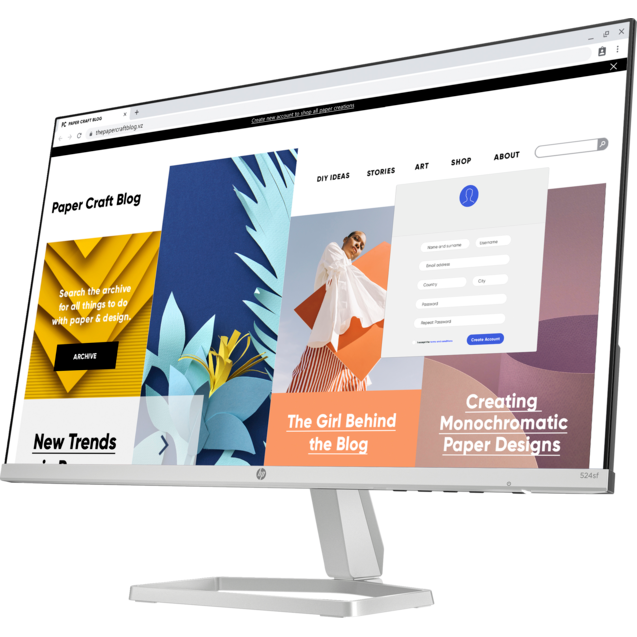 Монитор HP 24" 524sf (94C17AA) - фото 3