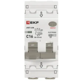 Автоматический выключатель дифференциального тока EKF D63N26E16C30