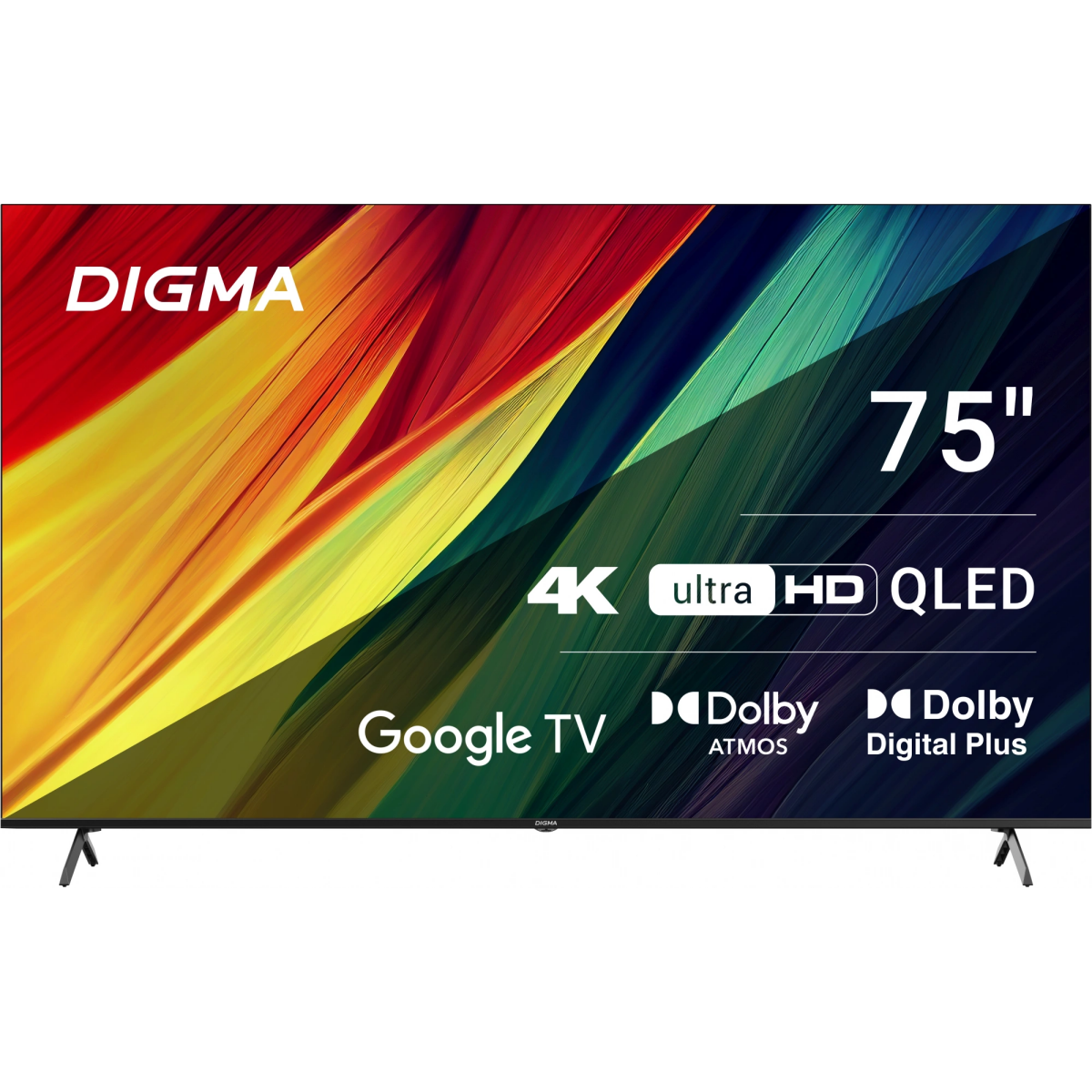 ЖК телевизор Digma 75" DM-LED75UQB31