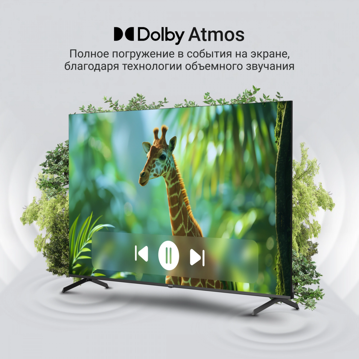 ЖК телевизор Digma 75" DM-LED75UQB31 - фото 5