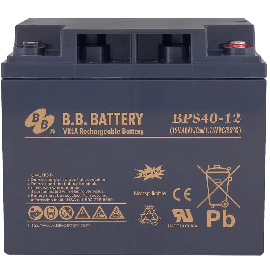 Аккумуляторная батарея B.B.Battery BPS 40-12 - фото 2