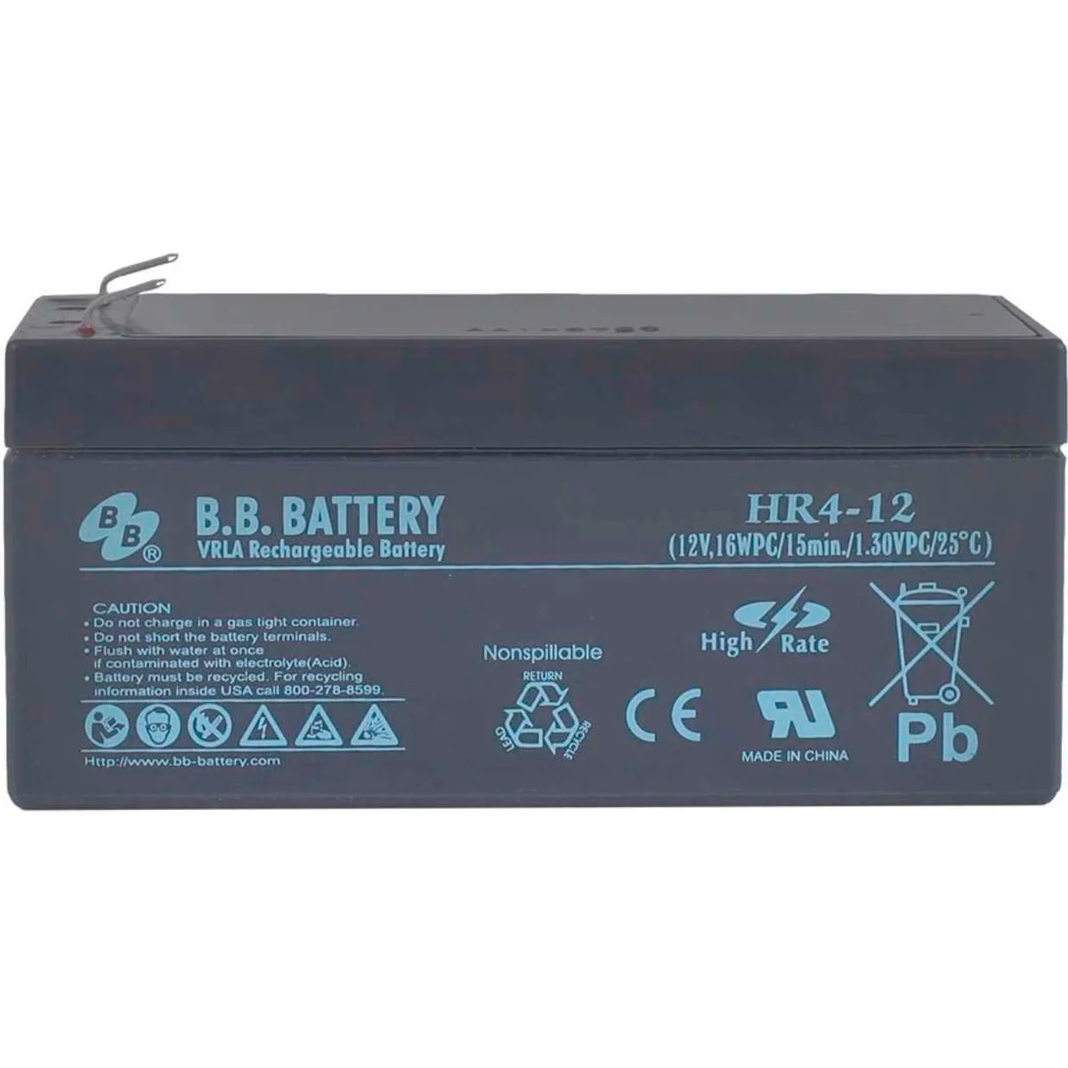 Аккумуляторная батарея B.B.Battery HR 4-12 - фото 3