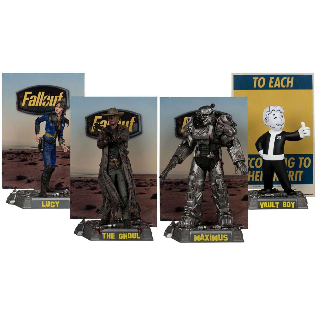 Фигурка McFarlane Toys Fallout Lucy Maximus The Ghoul And Vault Boy 4PK