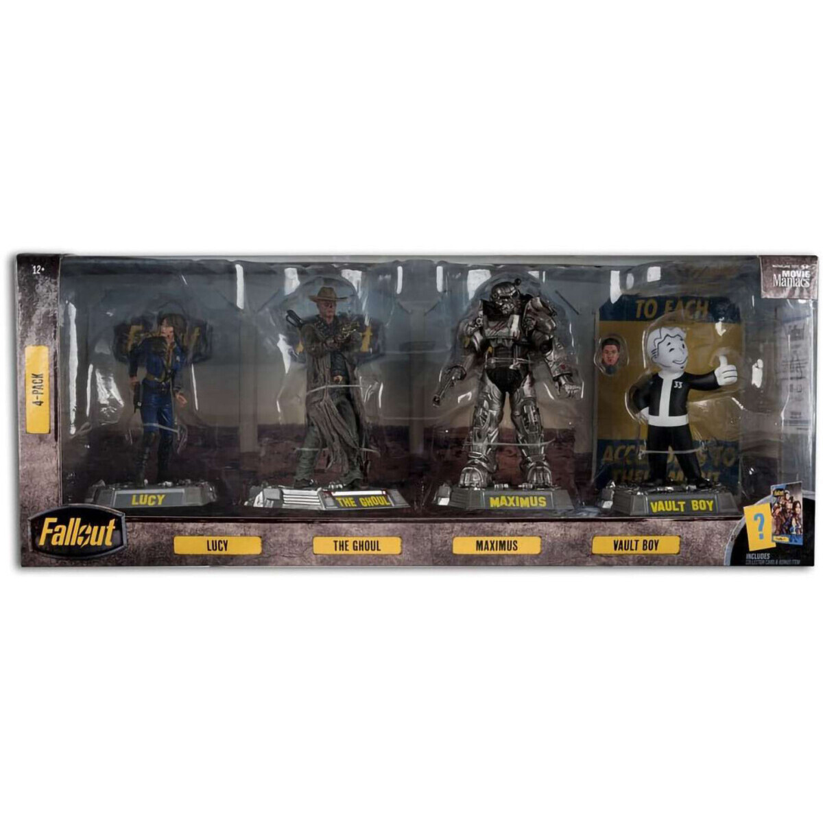 Фигурка McFarlane Toys Fallout Lucy Maximus The Ghoul And Vault Boy 4PK - 140972 - фото 6