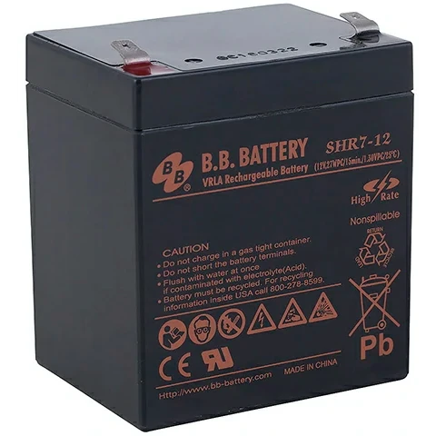 Аккумуляторная батарея B.B.Battery SHR 7-12