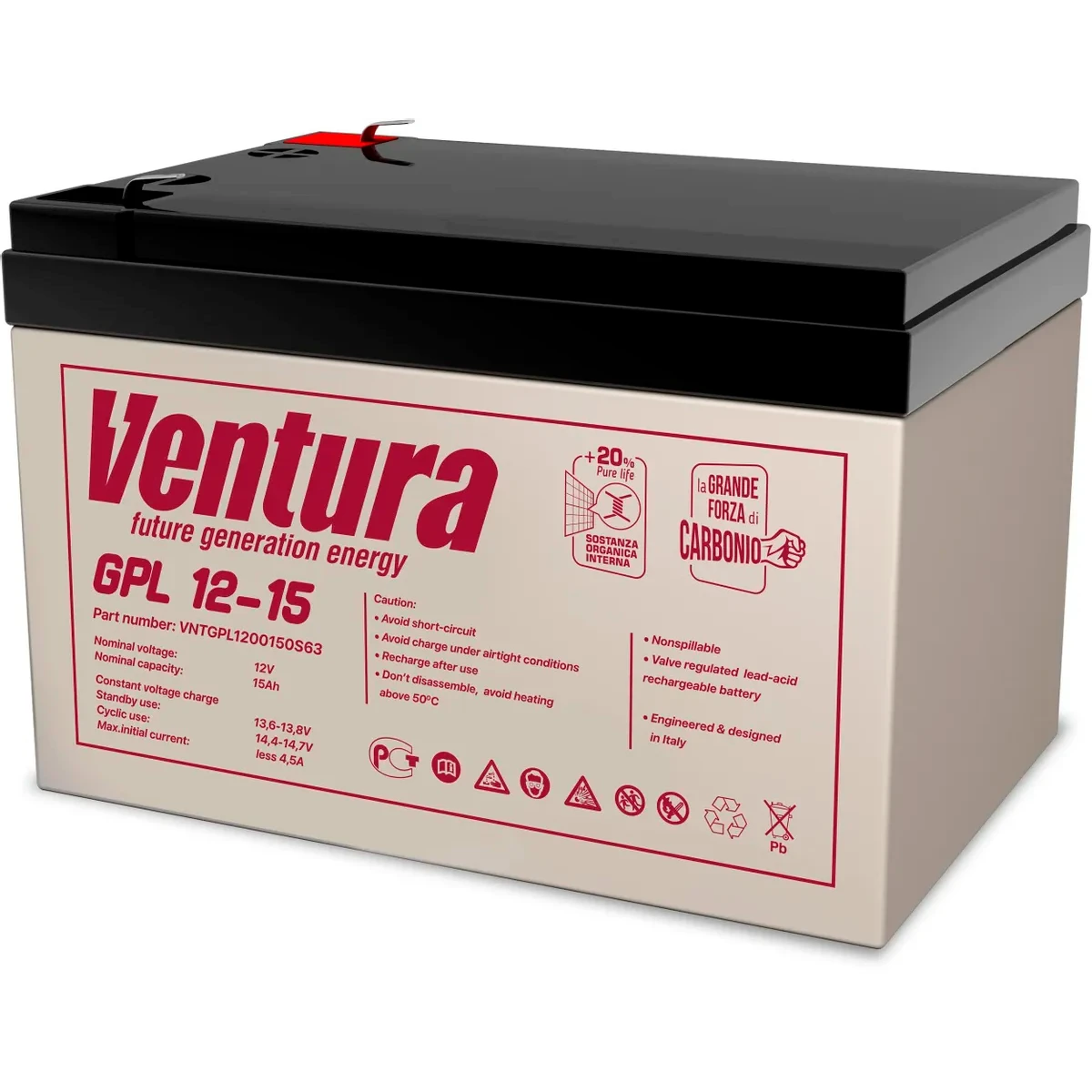 Аккумуляторная батарея Ventura GPL 12-15
