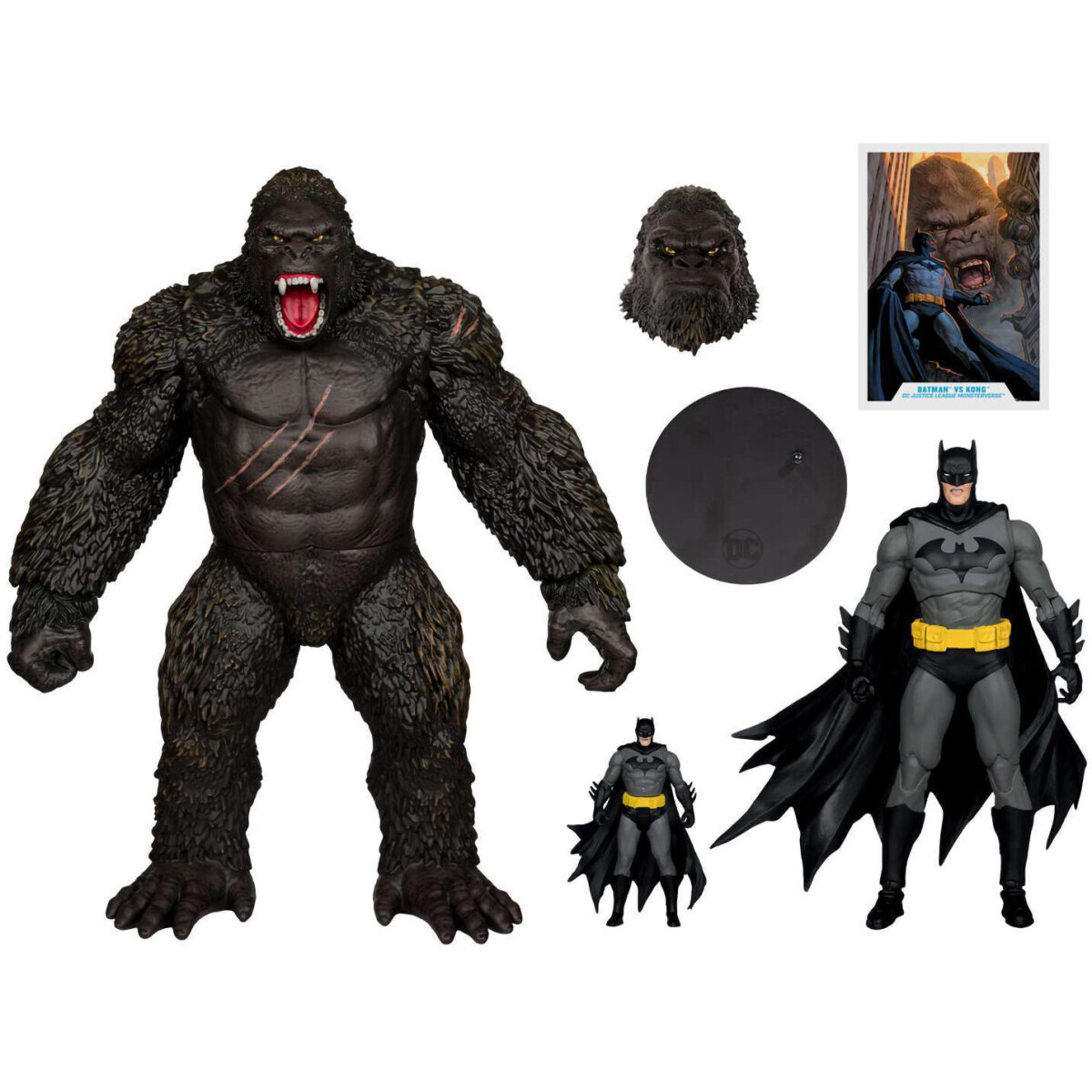 Фигурка McFarlane Toys DC Batman Vs Kong 2PK - 138627 - фото 7