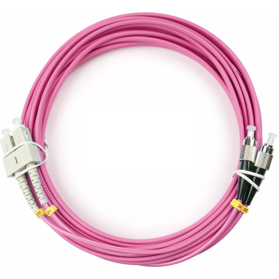 Патч-корд Cabeus FOP-50-OM4-SC-FC-5m, 5м