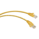 Патч-корд Cabeus PC-UTP-RJ45-Cat.6-0.3m-YL, 0.3м